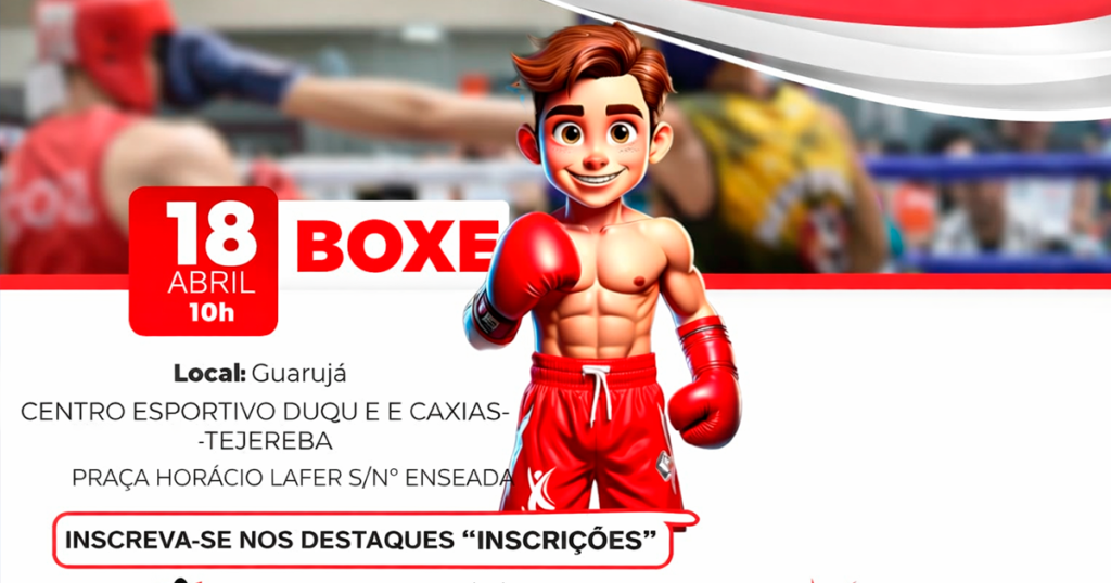 Circuito Esporte Escolar de Boxe chega à 2ª etapa no Guarujá